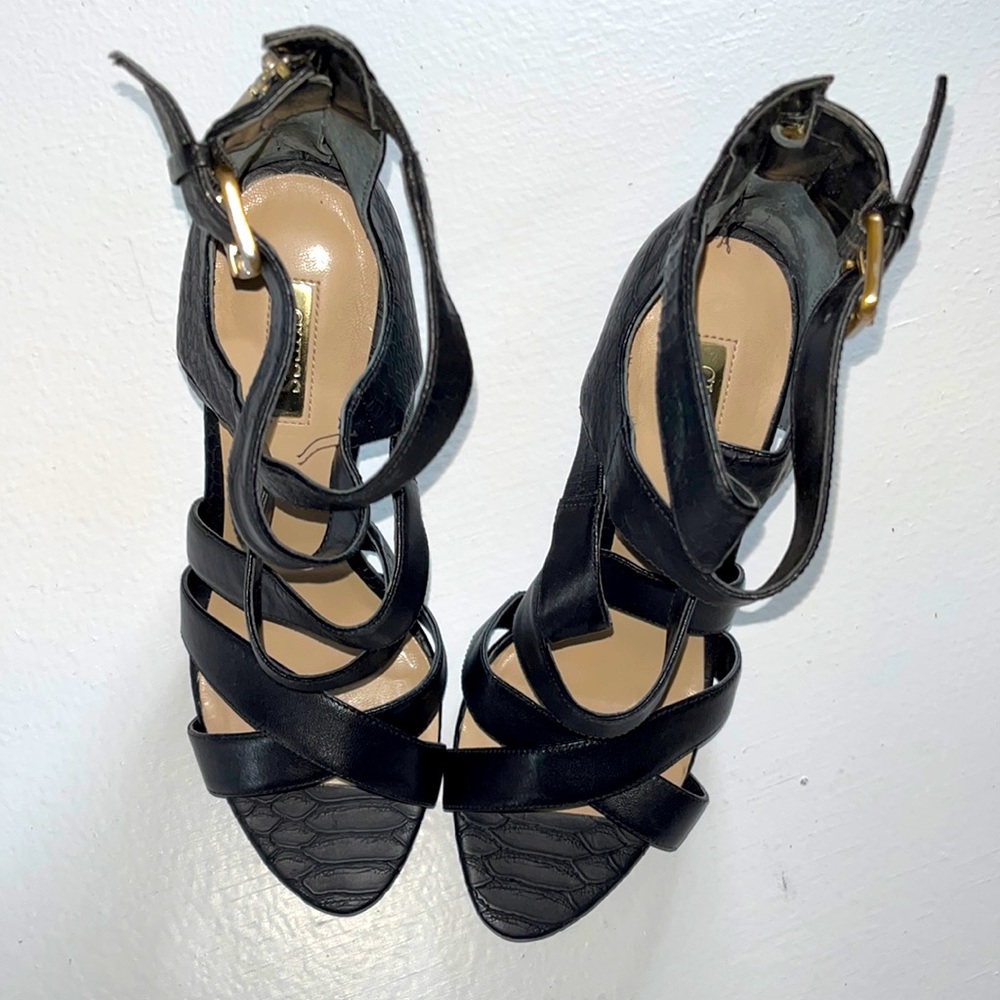 Guess black high heels